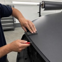 Film de protection de peinture automobile (PPF) personnalisé en gros, film de changement de couleur ultra mat gris plomb pour voitures de luxe