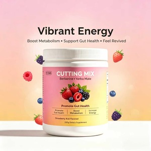 Cutting Mix Berberina + Yerba Mate 250g – Estimula el Metabolismo y la Salud Intestinal, Aumenta la Energía, Suplemento Dietético con Sabor a Fresa - Product Image 2