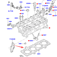 Segments de piston pour moteur Ford Focus 2.0L CM5E6051DF  CP9Z6051D