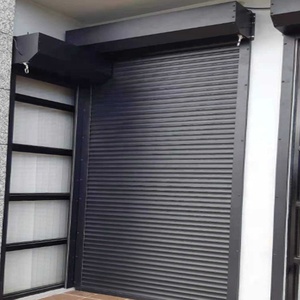 Nhôm cách điện chống trộm Con lăn màn trập cửa sổ điều khiển từ xa kéo mở cho Nhà kho căn hộ cán phương pháp cửa - Product Image 2