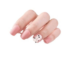 Juego de 30 <span class=keywords><strong>Uñas</strong></span> Postizas de Lujo ABS con Cobertura Completa, Nuevas Parches de Manicura Reutilizables con Patrón Cuadrado, Fácil Aplicación <span class=keywords><strong>en</strong></span> los Dedos - Product Image 5