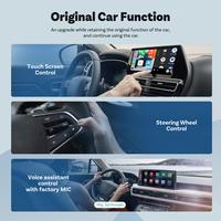 Dongle CarPlay sans fil OEM 64 Mo RAM/16 Mo ROM Stockage extensible Wi-Fi double bande USB Type-A Compatible universel 1 an
