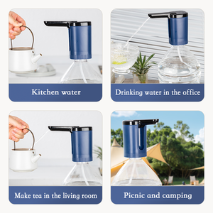 Distributeur d'Eau Électrique Pliable Sans Fil USB pour Bonbonne de 5 Gallons, Pompe Automatique, Distributeur d'Eau Portable en Plastique pour l'Extérieur - Product Image 6