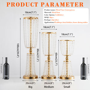 Base <span class=keywords><strong>de</strong></span> Metal Dorada <span class=keywords><strong>para</strong></span> Decoración <span class=keywords><strong>de</strong></span> <span class=keywords><strong>Mesa</strong></span> <span class=keywords><strong>de</strong></span> Lujo, Centro <span class=keywords><strong>de</strong></span> <span class=keywords><strong>Mesa</strong></span> <span class=keywords><strong>para</strong></span> Boda con Colgante <span class=keywords><strong>de</strong></span> Cristal - Product Image 4