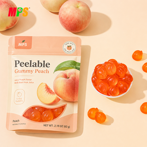 MPS Candy Gummy Peelable Mango <strong>Sweet</strong> Halal Real Fruit Juice Peeling Mango Original Flavored Peeled Gummy Candy - Product Image 4