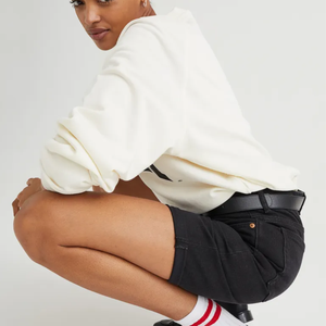 Personalizado liso bordado crewneck sudadera Oversized cuello redondo hombres mujeres sudadera - Product Image 4