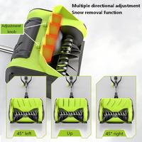 Souffleuse à neige sans fil 21V, pelle à neige électrique, souffleuse à neige pliable, largeur de déneigement de 25 cm, outil de déneigement alimenté par batterie