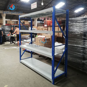 Estanterías Ajustables de Servicio Mediano, Estanterías de Almacenamiento de Acero para Almacén, Estanterías Industriales Blancas para Contenedores de Envío - Product Image 6