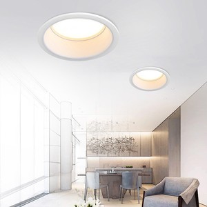 Luz LED Empotrable de Techo de Aluminio Negro, 4100K Blanco Neutro, IP20, AC 220V, Downlight Comercial, 110 Lm/w, 36000 Horas, CRI90 - Product Image 6