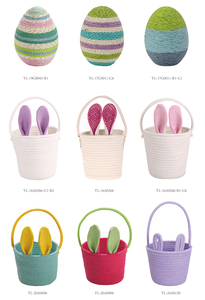Panier de Pâques en peluche Sunday Angora Yarns, personnalisable avec logo et couleur, <span class=keywords><strong>pour</strong></span> la <span class=keywords><strong>chasse</strong></span> <span class=keywords><strong>aux</strong></span> œufs de Pâques, sacs fourre-tout <span class=keywords><strong>pour</strong></span> enfants, décorations de Pâques - Product Image 6