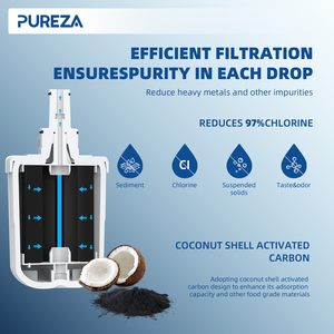 <span class=keywords><strong>Filtre</strong></span> à eau pour réfrigérateur PUREZA Z010 pour <span class=keywords><strong>Samsung</strong></span>, certifié NSF42, compatible avec Da29-00003g DA97-06317A - Product Image 4