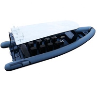 Bateaux pneumatiques RHIB 860 de 28 pieds avec coque en aluminium et Hypalon à vendre