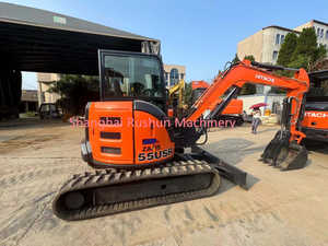 Популярная оригинальная японская техника хорошего состояния, запчасти для небольших подержанных экскаваторов Hitachi, гидравлический гусеничный экскаватор ZX55 - Product Image 6