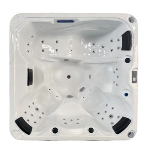 Baignoire de massage extérieure, piscine à eau chaude en acrylique pour hôtel-villa, bain spa à température constante pour 5 personnes, grand <span class=keywords><strong>jacuzzi</strong></span> - Product Image 4