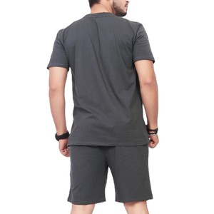 Ensembles de t-shirts et shorts pour hommes respirants avec logo personnalisé, vente en gros, vêtements d'été personnalisés, ensembles courts pour hommes de haute qualité, toutes tailles - Product Image 3