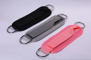 Cinturino <span class=keywords><strong>per</strong></span> Caviglia Regolabile e Resistente con Logo Personalizzato, Anello a D, Polsiera <span class=keywords><strong>per</strong></span> Caviglia <span class=keywords><strong>per</strong></span> Palestra, Macchine a Cavo, Allenamento - Product Image 3