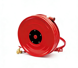 Dérouleur d'incendie manuel à double bobine 30m 1 pouce avec sélection de buse de pulvérisation DC à coupure automatique - Product Image 4