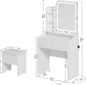 High Quality <strong>Dressing</strong> <strong>Table</strong> With Mirror Led Lighting <strong>Dressing</strong> <strong>Table</strong> With Large Drawers <strong>Storage</strong> <strong>Dressing</strong> <strong>Table</strong> <strong>for</strong> Bedroom - Product Image 6