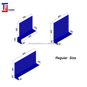 Multifunctional Anti-Static Rust Steel <strong>Shelf</strong> <strong>Dividers</strong> For Wood Closet Organizers And Warehouse Racks - Product Image 6