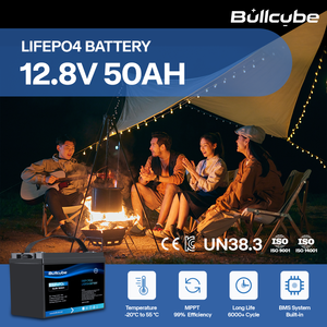 Batería de Litio Bullcube de 12v con Sistema BMS Integrado, Baterías Solares Resistentes al Agua de 50ah QL-12100(1250-LR), Batería Recargable de 12v - Product Image 2