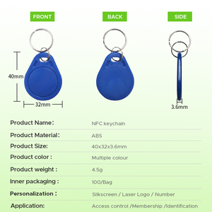 125 Khz tk4100 <span class=keywords><strong>t5577</strong></span> không thấm nước ABS RFID keyfob kiểm soát truy cập <span class=keywords><strong>tag</strong></span> có thể ghi RFID keyfob - Product Image 4