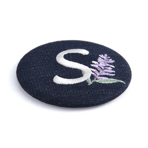 Miroir de poche en tissu brodé avec motifs multiples, petits caractères ronds et fleurs, pour maquillage, vente en gros - Product Image 4