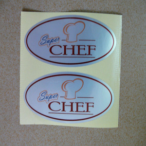 Tinh Tế Logo In Vòng Bạc Lá Sticker, Ưa Thích Lá Nóng Vàng/Bạc Nhãn Dán Nhãn - Product Image 3