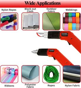 أداة قطع كهربائية ساخنة HIBIN HB8720 - شفرة من الفولاذ المقاوم للصدأ قابلة للتخصيص لقطع القماش/الحبل/الفوم/حزام النسيج - Product Image 3