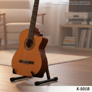 Soporte Universal para Guitarra Eléctrica CNBear K-501B, Ligero, Metálico, Tipo A, Compatible con la Mayoría de las Guitarras - Product Image 1