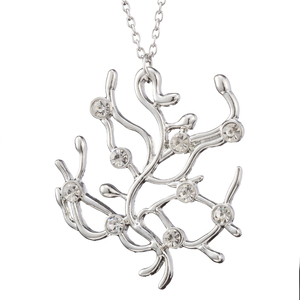 ZRM Fashion <strong>Jewelry</strong> <strong>Beauty</strong> <strong>Beast</strong> Rose Tree Zinc Alloy Crystal/Rhinestone Pendant Necklace His <strong>Beauty</strong>/Her <strong>Beast</strong> Valentine's Day - Product Image 4