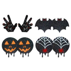 Copricapezzoli Adesivi Usa e Getta con Design a Cuore Fiammeggiante, Traspiranti, Comodi, Delicati sulla Pelle, Invisibili e Stampati - Product Image 5