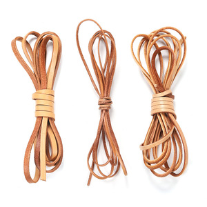Cordon carré en cuir véritable de vache, 2M, pour la fabrication de bijoux DIY, matériel artisanal, couleurs noir, marron, kaki - Product Image 5