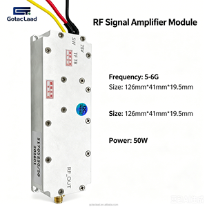 Module amplificateur <span class=keywords><strong>de</strong></span> signal RF 50W 5-6GHz à gain élevé et faible <span class=keywords><strong>bruit</strong></span>, GaN DDS PA numérique, pour la détection <span class=keywords><strong>de</strong></span> signaux FPV et Lora et la sécurité anti-FPV - Product Image 1