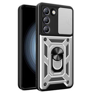 SEAHAI Cover per Vivo Y04 / Vivo Y29s 5G, Custodia Protettiva Ultra Sottile ed Elegante in Silicone TPU, Vetro a Colori Sfumato AntiGraffio Antiurto Case, Blu Elegante