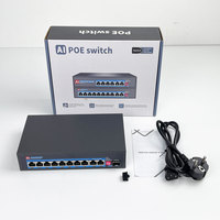 Switch PoE 8 Port Komersial dengan AI VLAN dan Port Fiber SFP untuk Penerapan Jaringan Cerdas