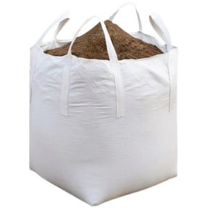 Borsa Jumbo Ton 1-2 PP borsa grande fondo tris-tac-toe per farina di semi di grano sale zucchero Bean-500kg a 2000kg di capacità - Product Image 4