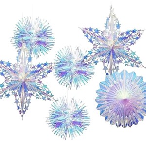 Iridescent Iris <b>Crystal</b> <b>Ball</b> Birthday Party Garland Decorations Christmas New Year's Day Hanging Ornaments - Product Image 5