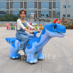 购物中心低速儿童骑自行车与轻硅骑恐龙 - Product Image 2