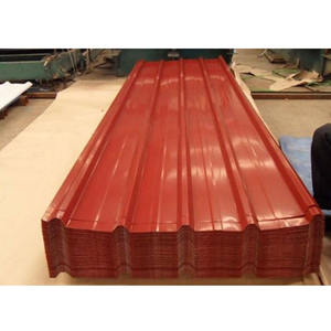 Galvanis Lembaran Bergelombang Lembar Aluminium Zinc Aluminium Corrugated <span class=keywords><strong>Steel</strong></span> Sheet untuk Atap - Product Image 1