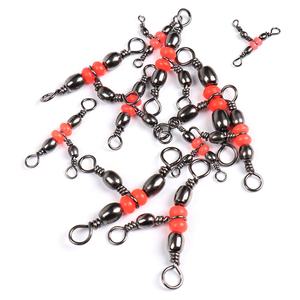 <span class=keywords><strong>Baril</strong></span> de pêche à trois voies en laiton en forme de T, connecteurs de ligne de matériel triple roulement et pivotant, vente en gros, pièces - Product Image 4