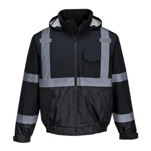 Hot Sale Hi Vis Construction Worker High Visibility Yellow Safety Reflective <b>Waterproof</b> Work <b>Jacket</b> - Product Image 4