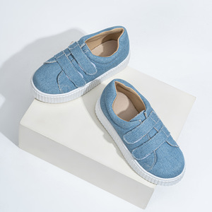 Zapatos de Lona con Cierre de Velcro para Niños y Niñas, Moda Primavera Verano, Zapatos Deportivos Casuales con Plataforma - Product Image 3