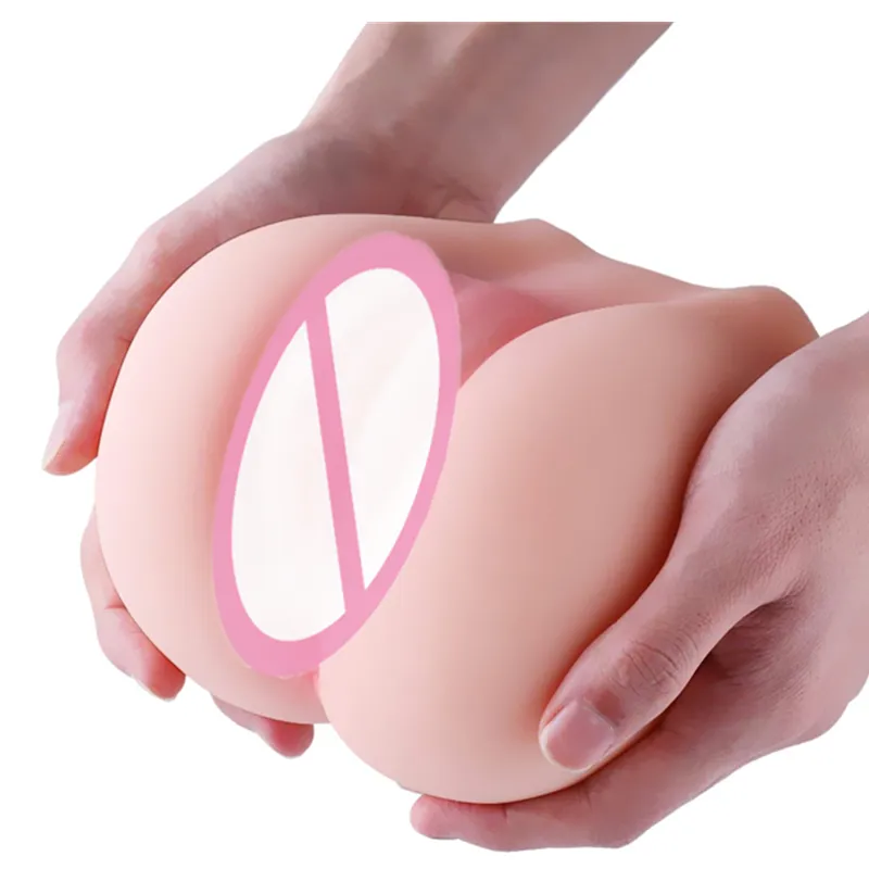 Wholesale Males Full Silicone Male Real Ass,Super Realistic 3D Fat Big Ass Doll Sex Toys for Men Masturbating