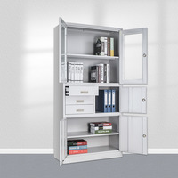 Armoire de rangement de bureau moderne en métal, 3 tiroirs, pour atelier, hôpital, école