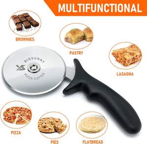 Taglia <span class=keywords><strong>Pizza</strong></span>, ruota taglia <span class=keywords><strong>Pizza</strong></span> in acciaio inox, con affettatrice <span class=keywords><strong>Pizza</strong></span> Super affilata Dia 4 pollici (10cm) - Product Image 5