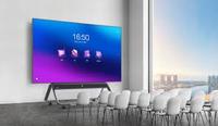 Tableau blanc numérique intelligent LCD 65 pouces 1080p avec écran tactile, support au sol, structure entièrement métallique, polyvalent pour le bureau, l'école, la salle de classe