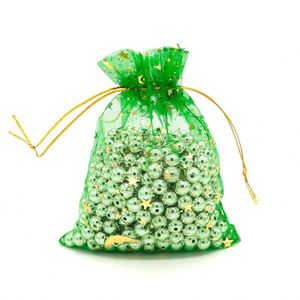Fast Shipping Organza Bags Bulk <b>Drawstring</b> Jewelry <b>Pouches</b> Sheer Mesh Gift Bag for Wedding Party Christmas Favor RTS - Product Image 6