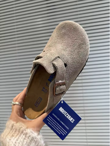 Sabots et mules de créateur en liège, en cuir véritable, de haute qualité, pour femmes et hommes, style <span class=keywords><strong>Birkenstock</strong></span>, pour la plage - Product Image 4