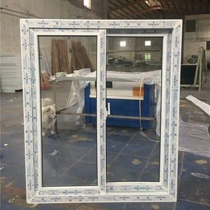 Materiale PVC orizzontale insonorizzato Hotel Villa U profilo ingresso stabile cornice di vetro pieghevole schermo feritoia finestra scorrevole <span class=keywords><strong>cerniera</strong></span> - Product Image 4