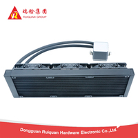 Ventilateur de refroidissement pour PC gamer, sur mesure en usine, 4 caloducs en cuivre, 360 mm, 3W, 12V DC, avec gaine antioxydante, durée de vie 4 ans